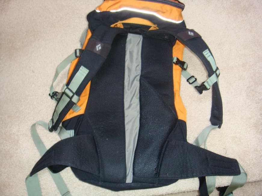 Repaired backpack