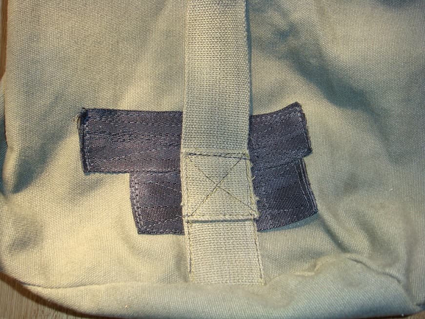 Patched bag repair