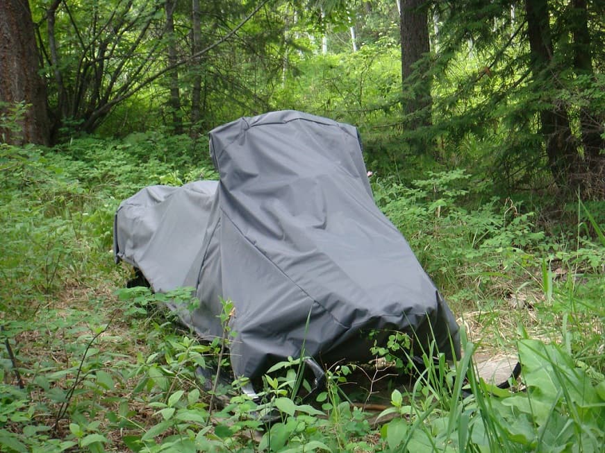 Customized snowmobile cover
